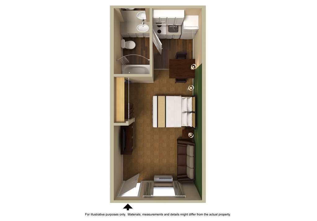Extended Stay America - Houston - Med. Ctr. - Nrg Park - Fannin St. Rum bild